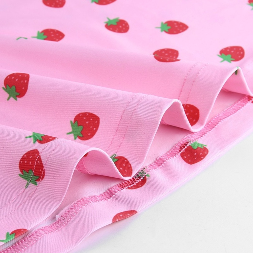 🍓Sexy Kawaii Lolita Strawberry Dress Set | Pink - Picture 13 of 16